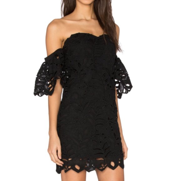 Asilio Off-shoulder black dress - Picture 2 of 3